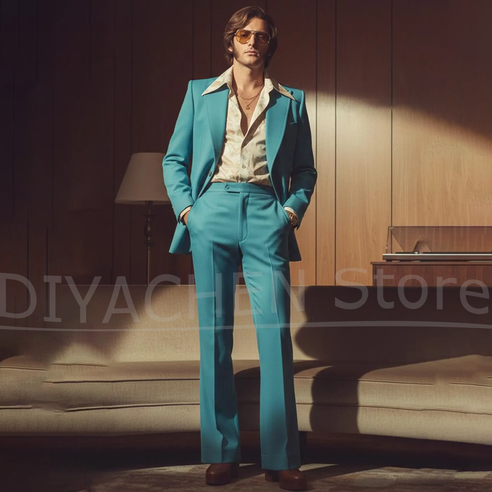 Men'S Style Formal Wear - Fashion Men's Suit 2 Piece Retro