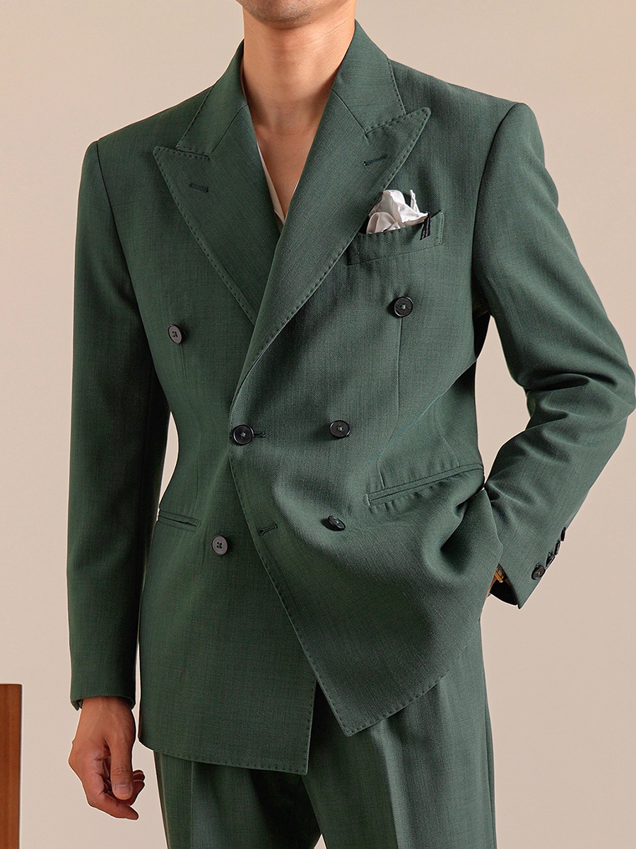 10% Wool 12% Modal Mens Suits  - Men'S Style Formal Wear บทวิจารณ์และราคา