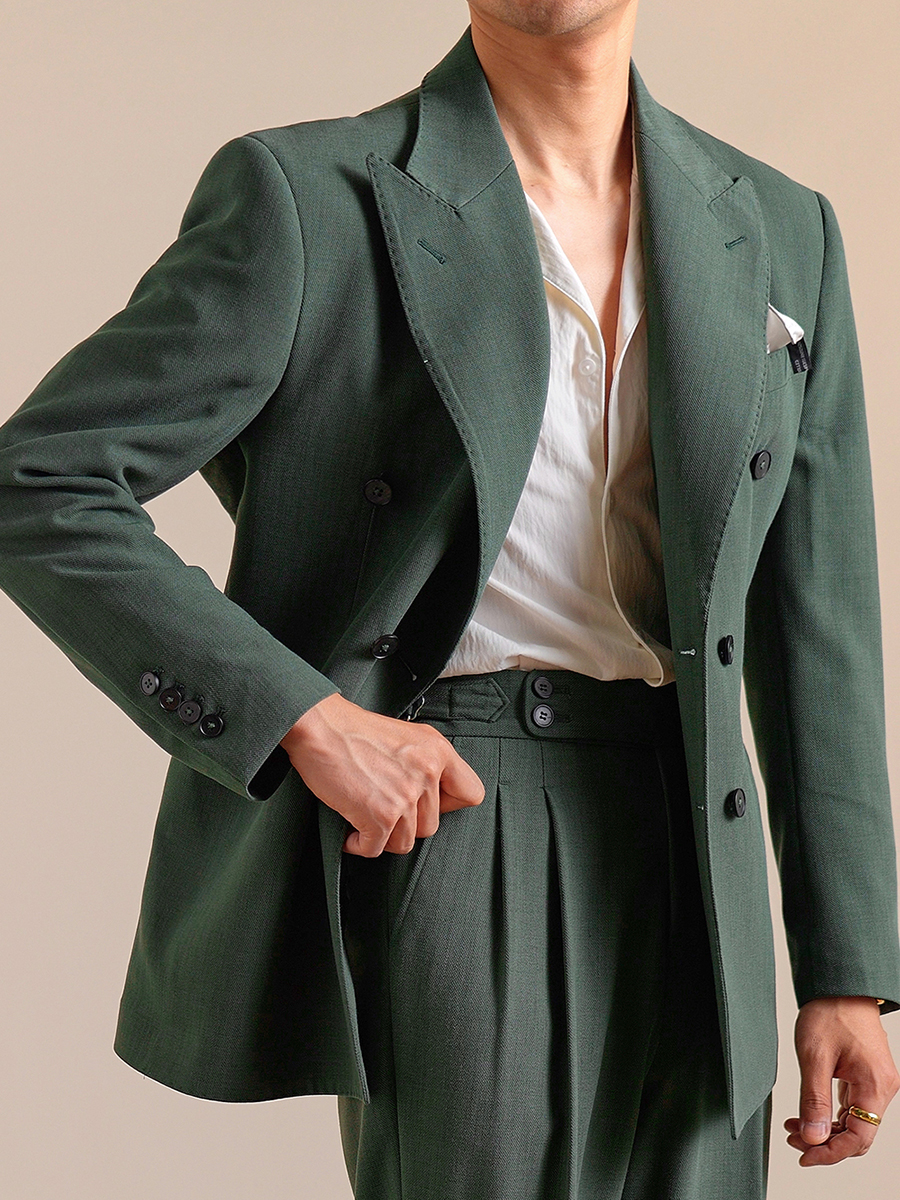 10% Wool 12% Modal Mens Suits  - Men'S Style Formal Wear บทวิจารณ์และราคา