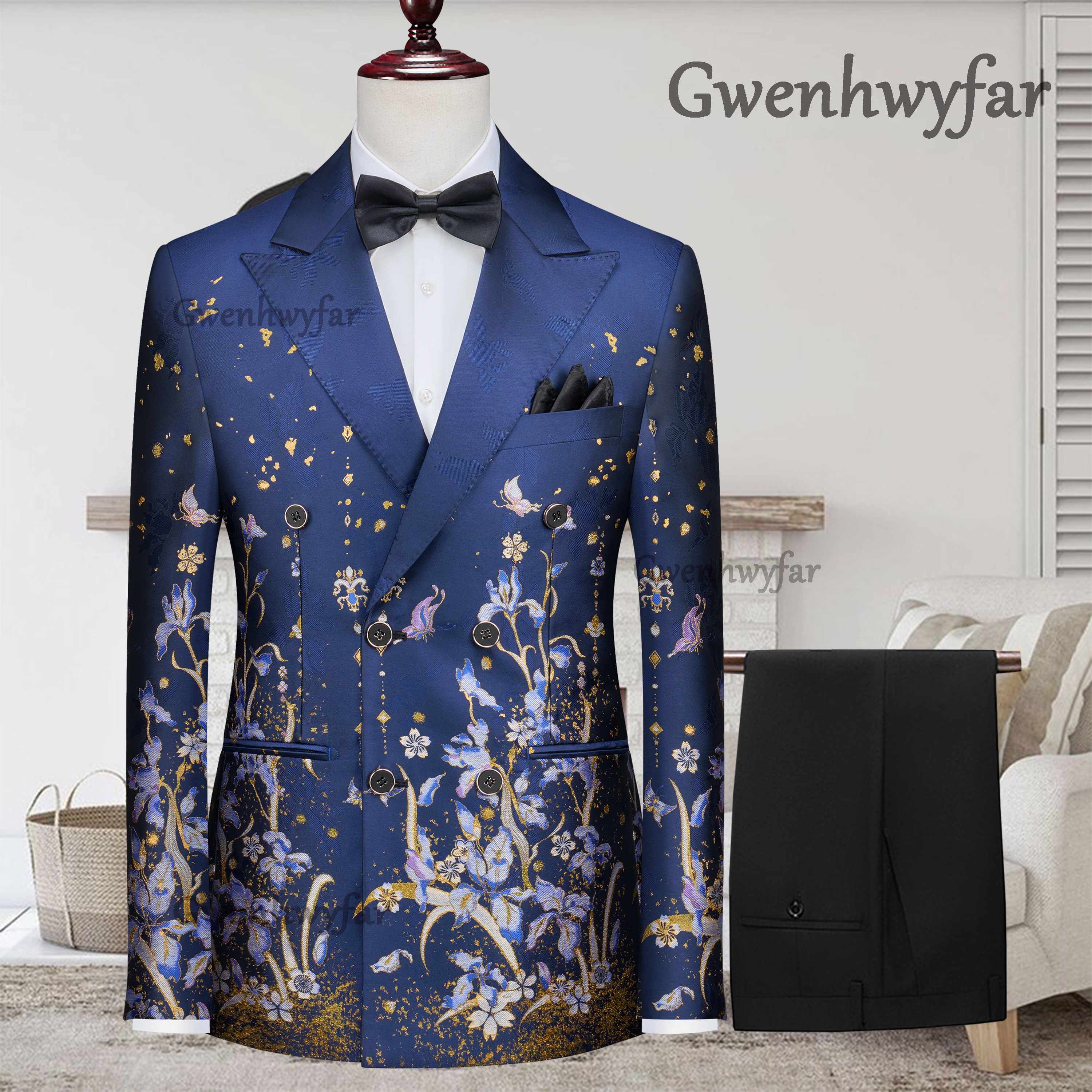 Gwenhwyfar 2026 Men's Customiz - Formal Men Party Wear Jacket บทวิจารณ์และราคา