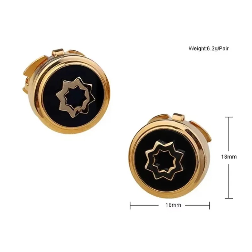 Round Cufflinks High-end Simpl - Men'S Style Formal Wear บทวิจารณ์และราคา