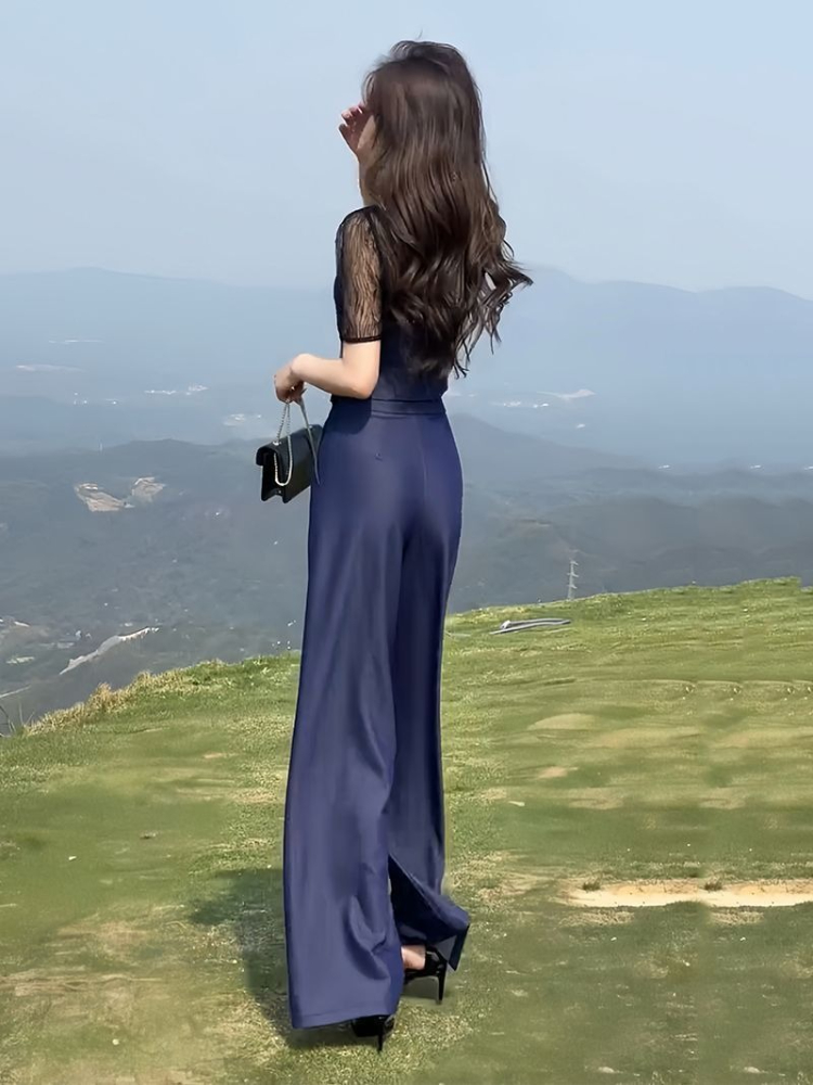 Wide Leg Women's Pants Two Pie - Men'S Formal Style บทวิจารณ์และราคา