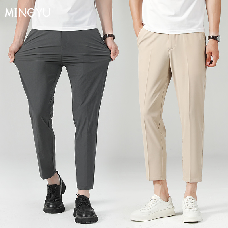 New Summer Thin Suit Pants Men - Men'S Formal Style บทวิจารณ์และราคา