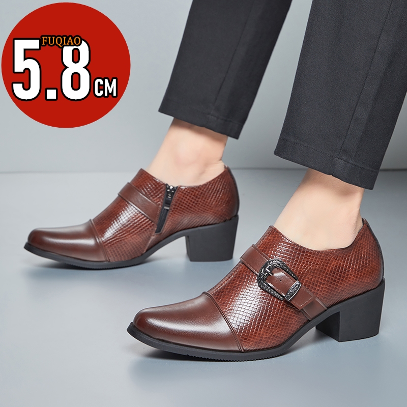 Vintage Style Men's High Heel  - Men'S Formal Style บทวิจารณ์และราคา