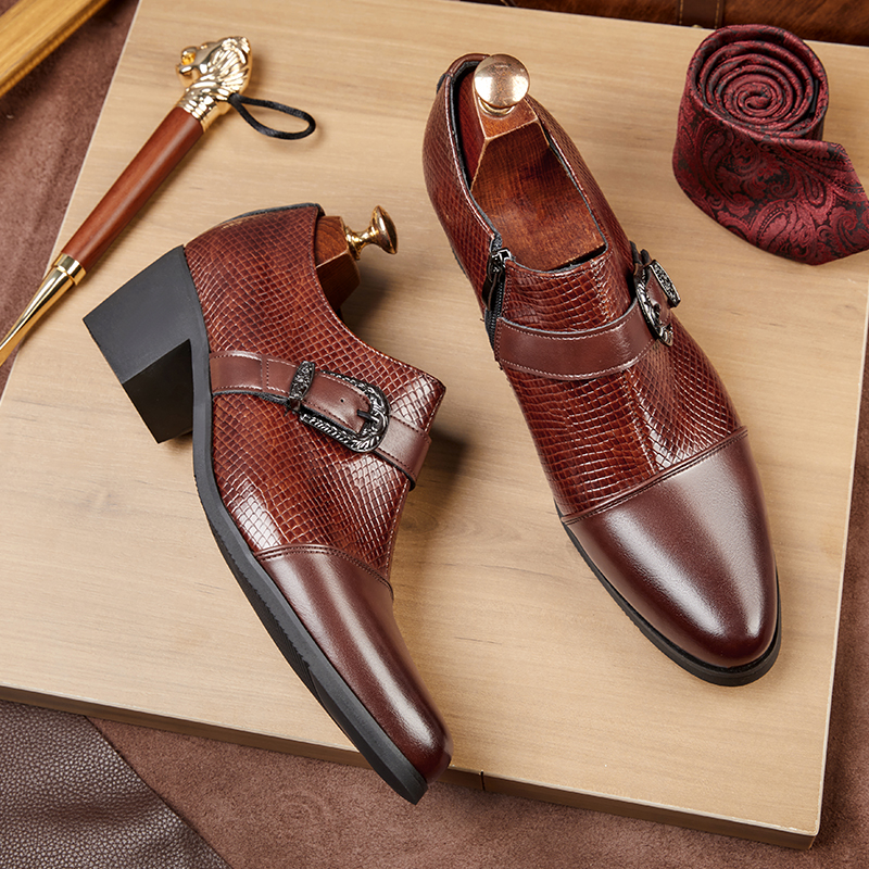 Vintage Style Men's High Heel  - Men'S Formal Style บทวิจารณ์และราคา