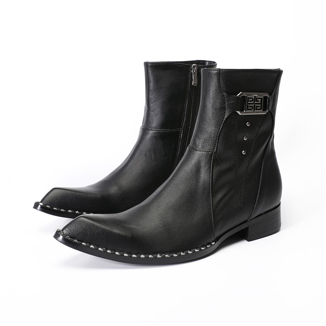 fashion black pointed toe men  - Men'S Formal Style บทวิจารณ์และราคา