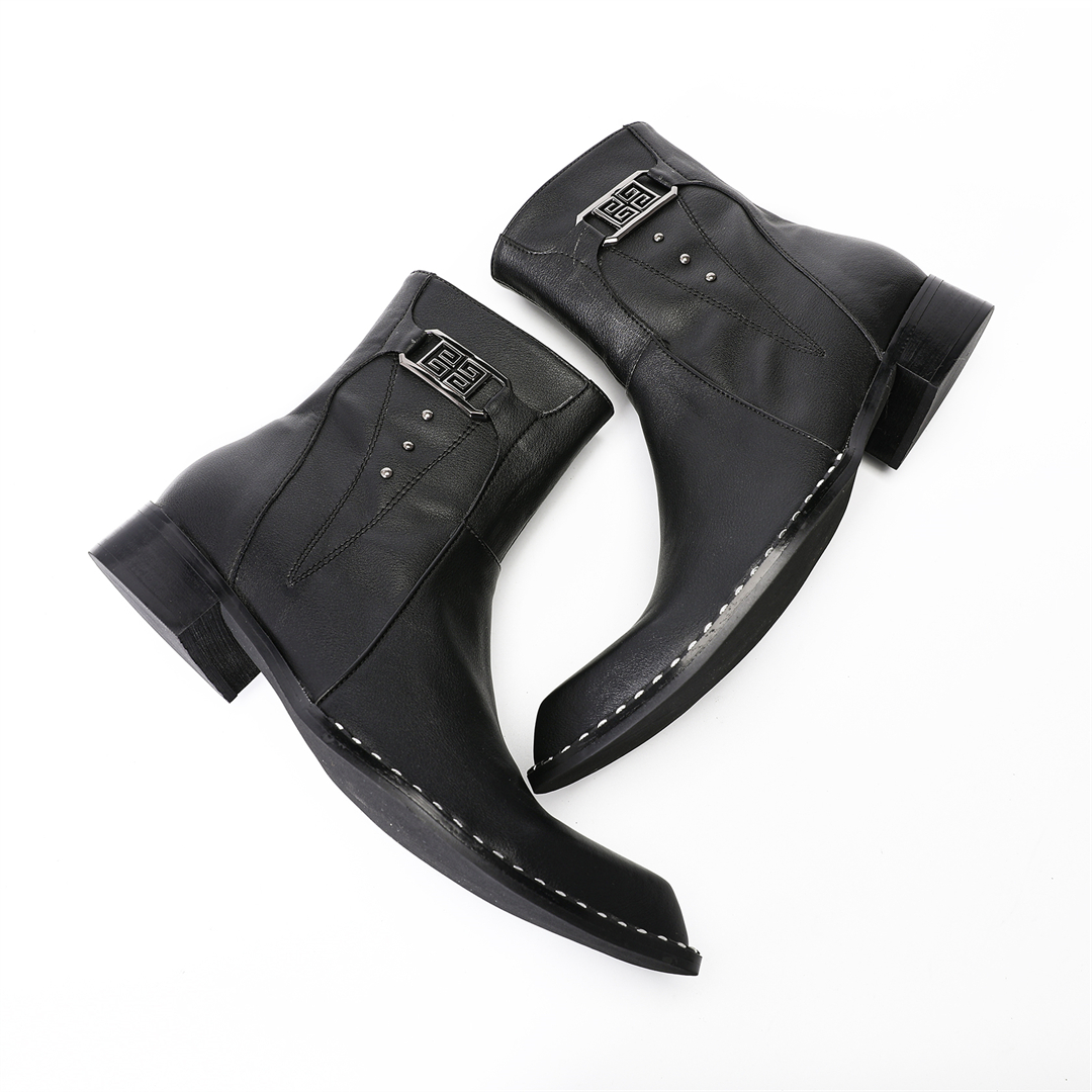 fashion black pointed toe men  - Men'S Formal Style บทวิจารณ์และราคา