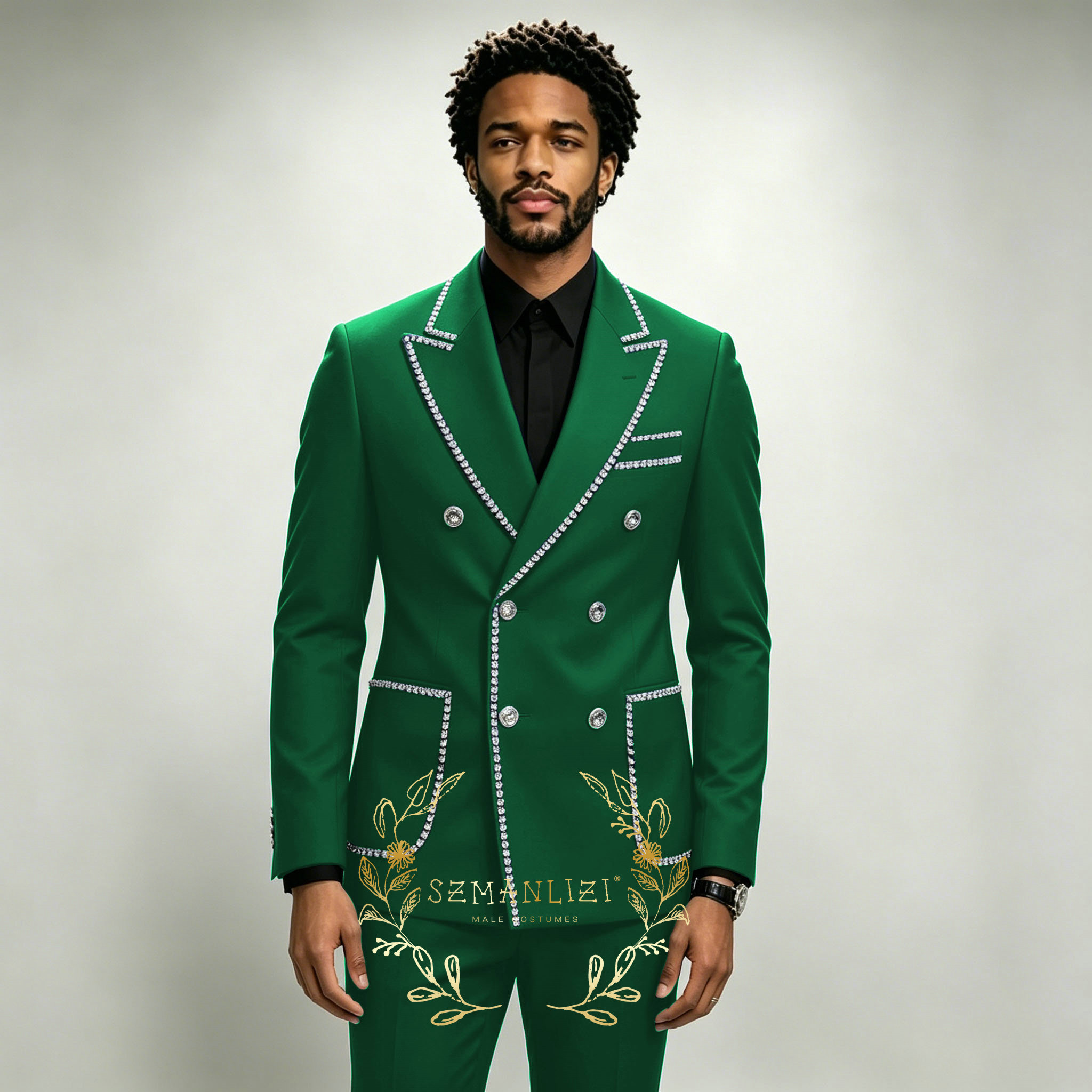Luxury Men's Suits 2 Pieces Ro - Formal Wear For Men In Wedding บทวิจารณ์และราคา