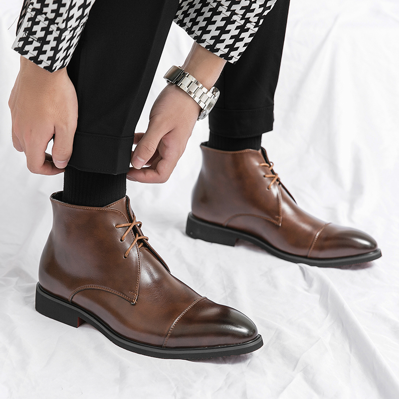 English Style Men's Genuine Le - Men'S Formal Style บทวิจารณ์และราคา