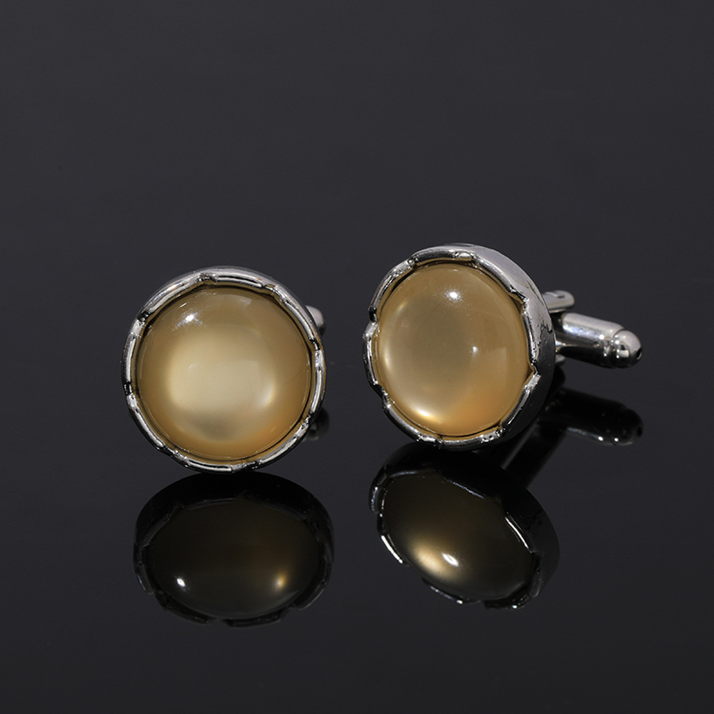 Round Crystal Cufflinks for Me - Men'S Formal Style บทวิจารณ์และราคา