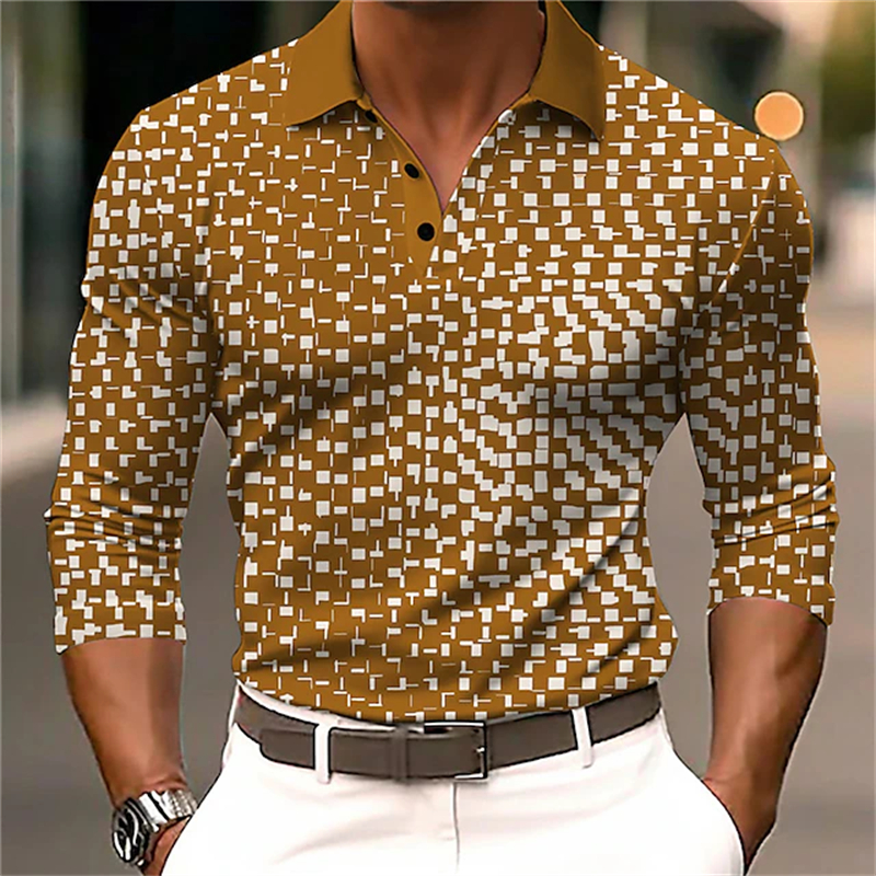 Men's  Long Sleeve Polo Shirt  - Men'S Polo Formal Wear บทวิจารณ์และราคา