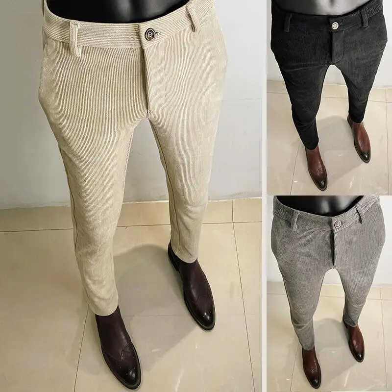 Autumn Winter Thickened Woolen - Men Formal Wear Office บทวิจารณ์และราคา