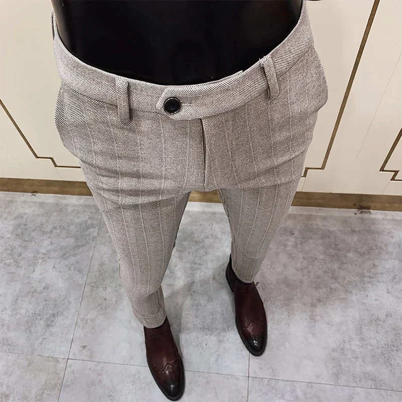 Autumn Winter Thickened Woolen - Men Formal Wear Office บทวิจารณ์และราคา
