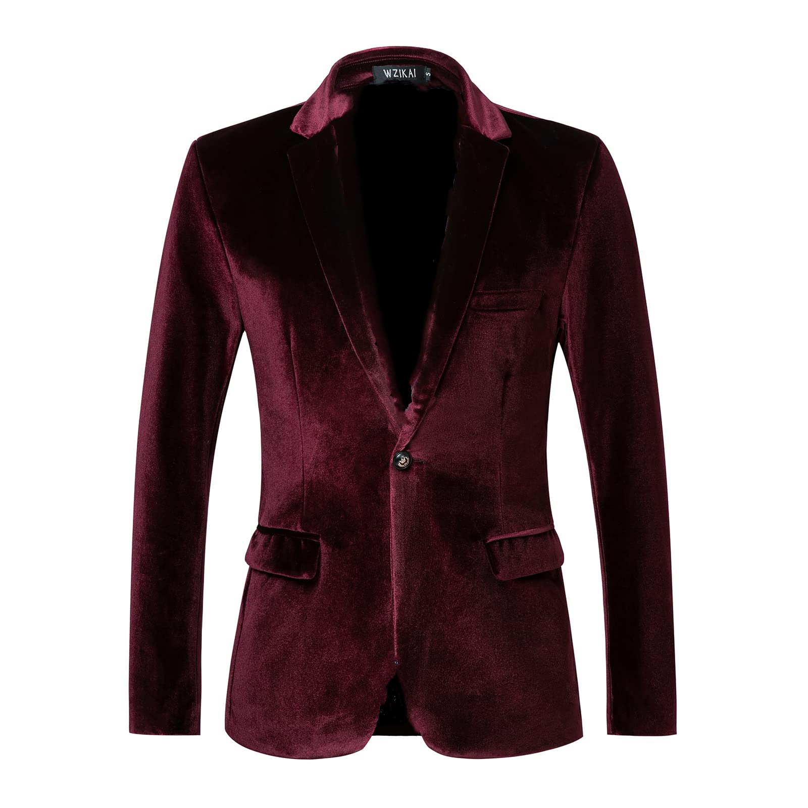 Men's Slim Fit Velvet Blazer J - Men'S Style Formal Wear บทวิจารณ์และราคา
