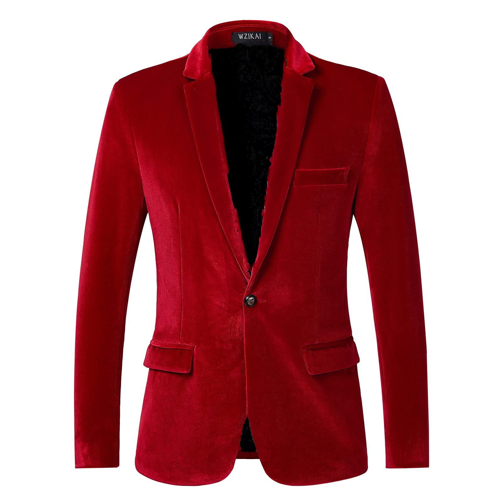 Men's Slim Fit Velvet Blazer J - Men'S Style Formal Wear บทวิจารณ์และราคา