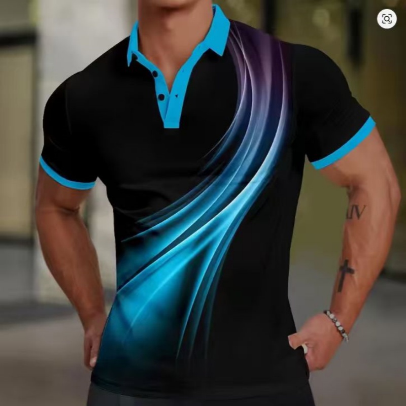 2025 Men's Geometric Golf Shir - Men'S Polo Formal Wear บทวิจารณ์และราคา