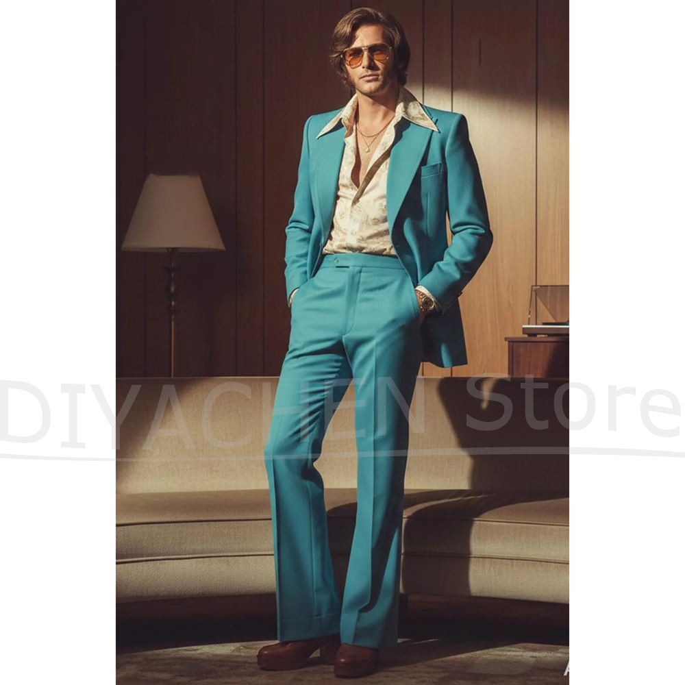 Fashion Men's Suit 2 Piece Ret - Men'S Style Formal Wear บทวิจารณ์และราคา