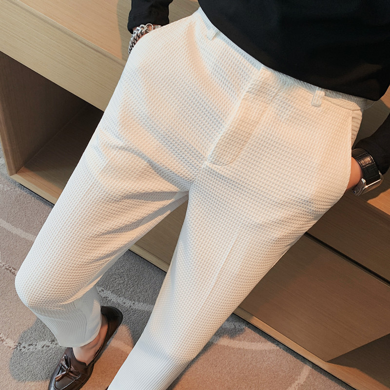 2024 Autumn New Waffle Stretch - Men'S Formal Style บทวิจารณ์และราคา
