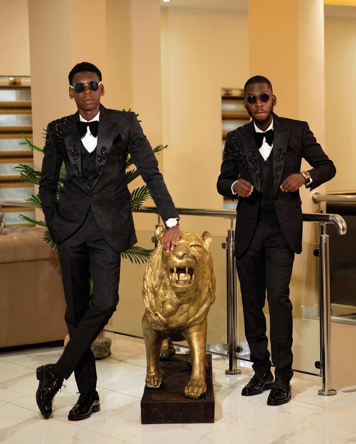 Fashion Men Suits Applique 2-p - Formal Men Party Wear Jacket บทวิจารณ์และราคา