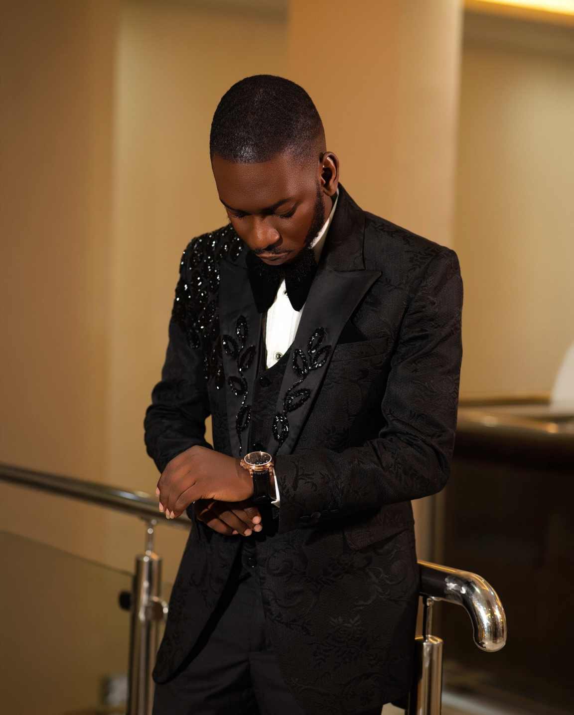Fashion Men Suits Applique 2-p - Formal Men Party Wear Jacket บทวิจารณ์และราคา