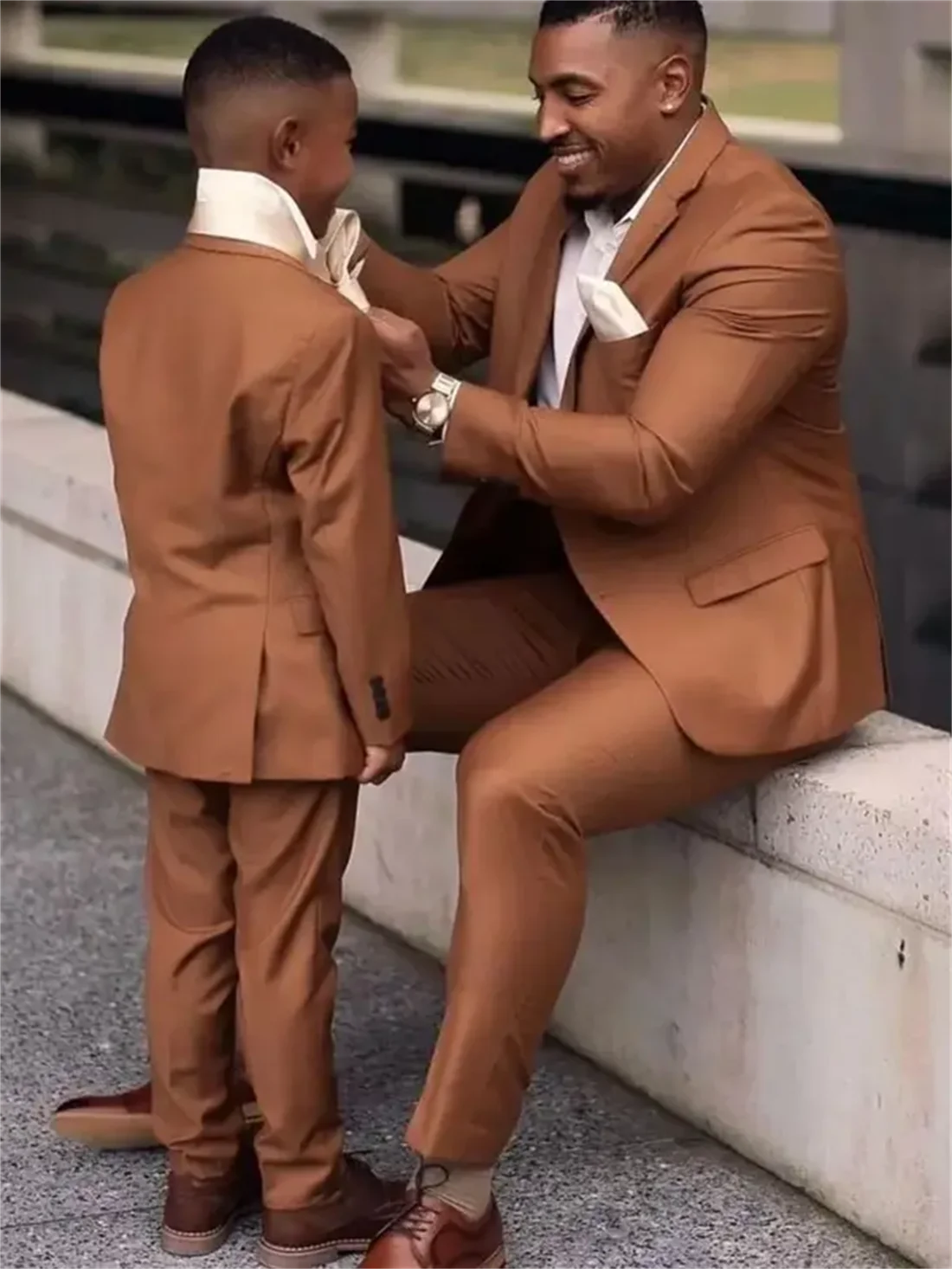 2 Pieces Dark Brown Men Suits  - Formal Wear For Men In Wedding บทวิจารณ์และราคา