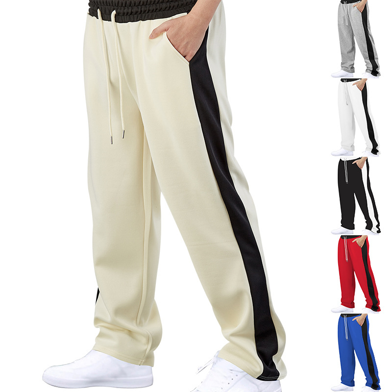 Men's wide-leg pants - Clean f - Men'S Style Formal Wear บทวิจารณ์และราคา