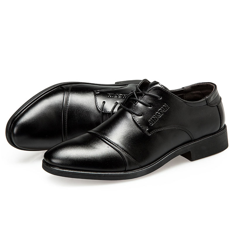 Large-sized men's leather shoe - Formal Wear For Men In Wedding บทวิจารณ์และราคา
