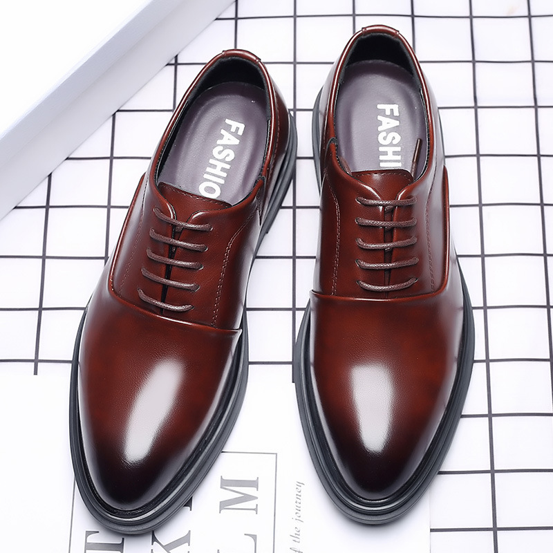 Men Dress Shoes Formal Oxfords - Men Formal Wear Office บทวิจารณ์และราคา