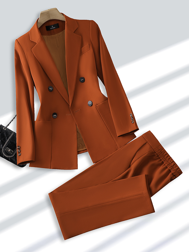 Fashion Ladies Pant Suit Forma - Men Formal Wear Office บทวิจารณ์และราคา