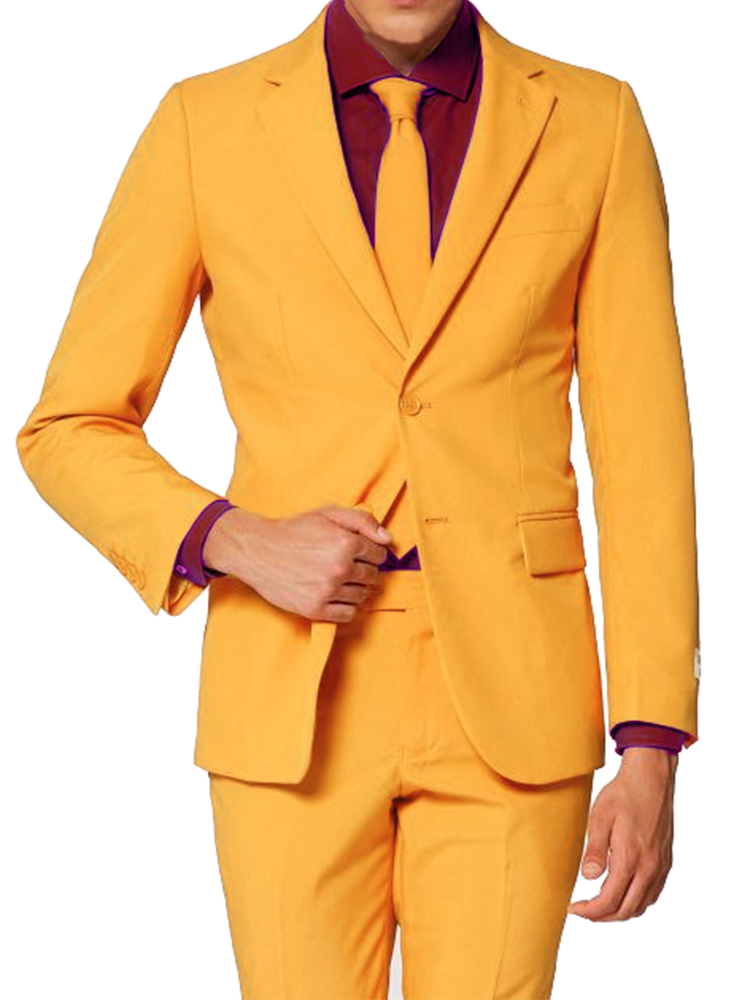 Custom Made Light Orange Suits - Wool Suit Jacket บทวิจารณ์และราคา