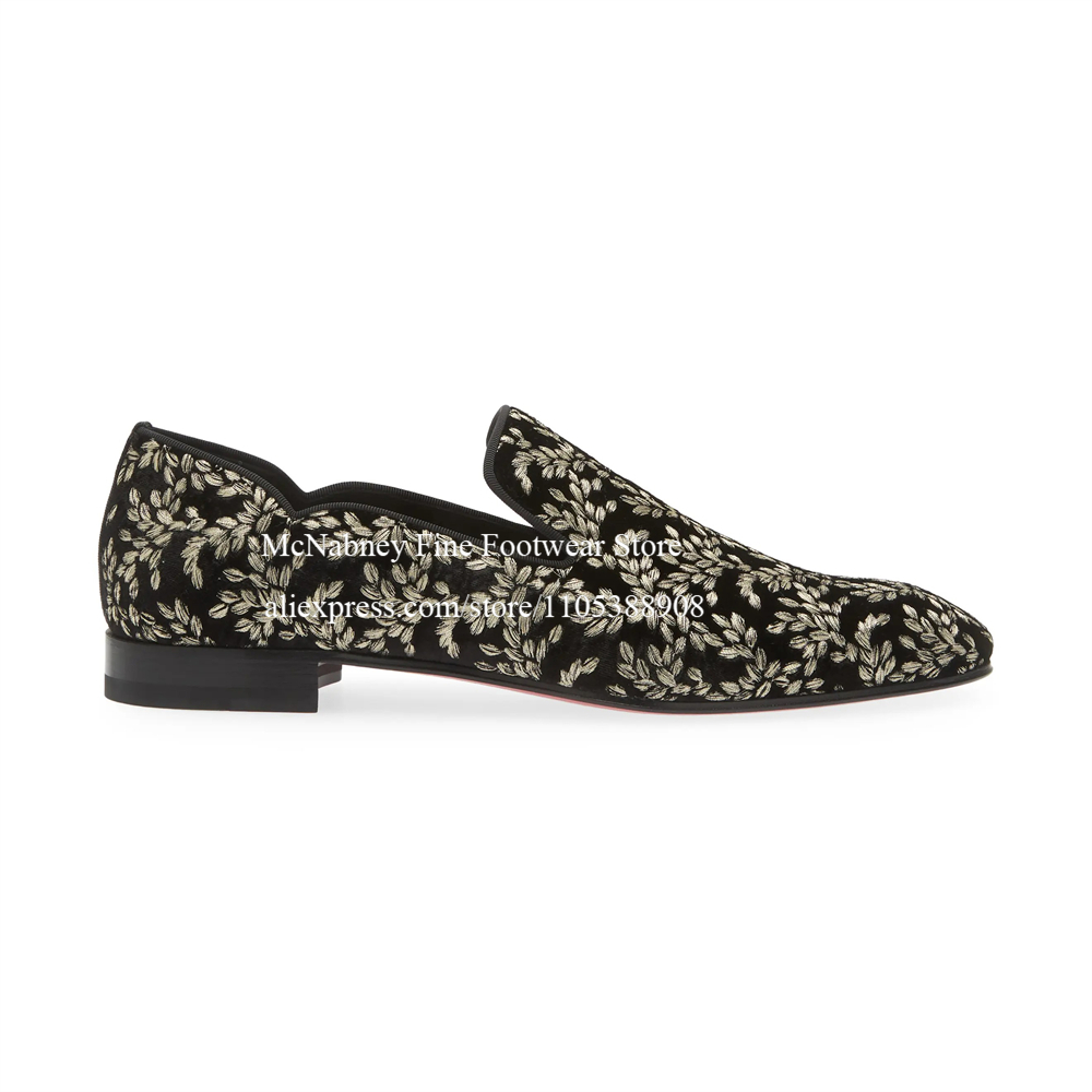 Black Silk Velvet Slip On Loaf - Formal Wear For Men In Wedding บทวิจารณ์และราคา