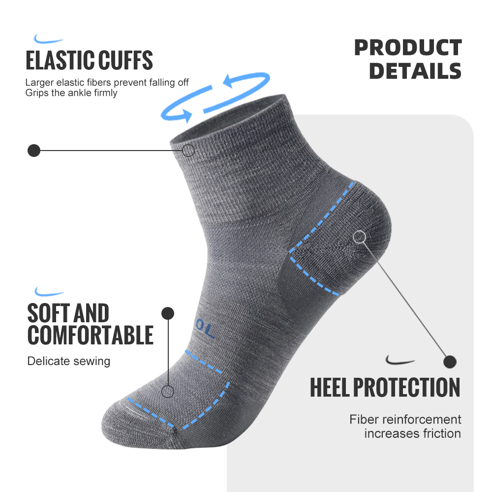 WRELS Merino Wool Socks Compre - Sock Garter Men บทวิจารณ์และราคา