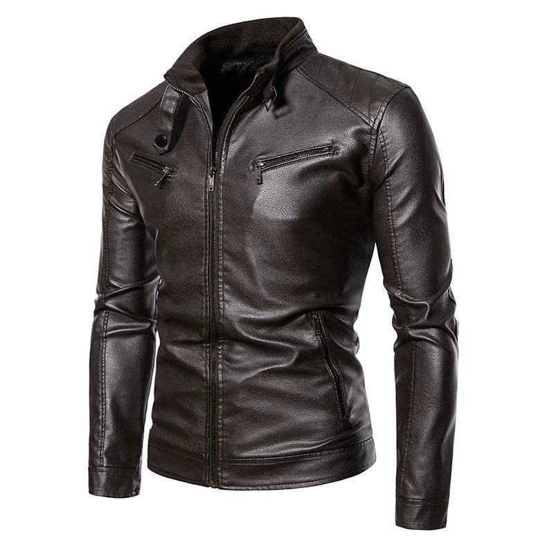 Trendy Korean style leather ja - Men'S Style Formal Wear บทวิจารณ์และราคา