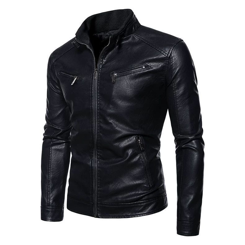 Trendy Korean style leather ja - Men'S Style Formal Wear บทวิจารณ์และราคา