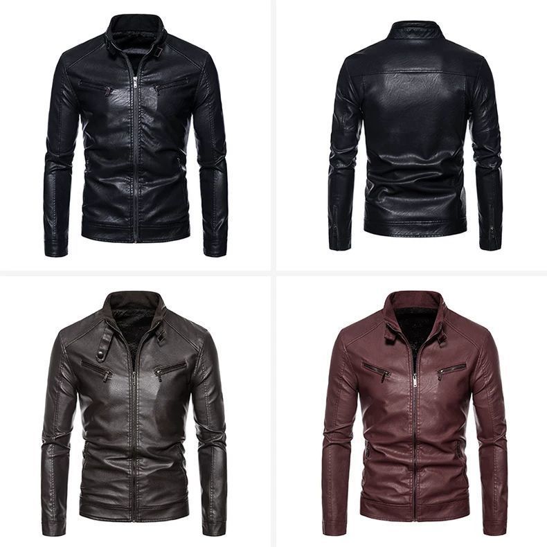 Trendy Korean style leather ja - Men'S Style Formal Wear บทวิจารณ์และราคา