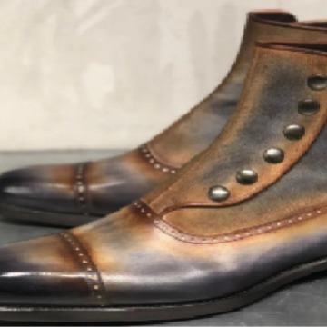 Men's Leather Suede Chelsea Bo - Men'S Formal Style บทวิจารณ์และราคา