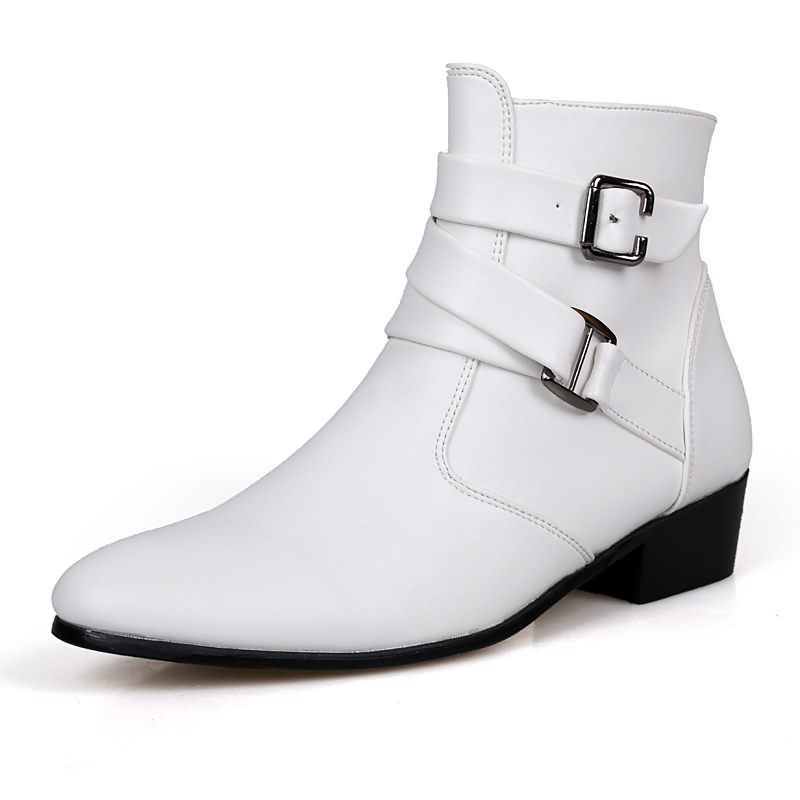 Luxury Men Boots Leather Chels - Men'S Formal Style บทวิจารณ์และราคา