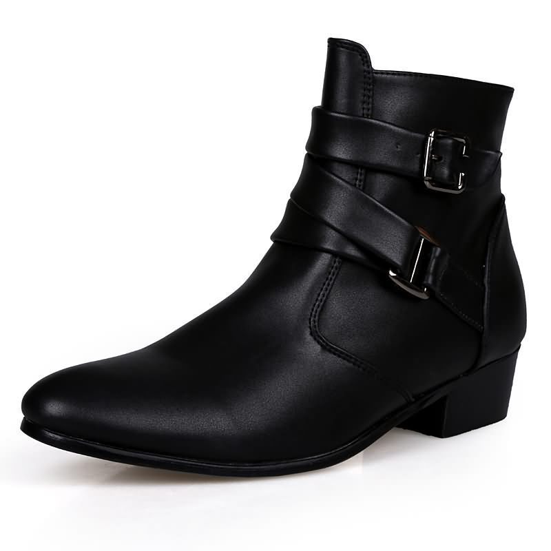 Luxury Men Boots Leather Chels - Men'S Formal Style บทวิจารณ์และราคา