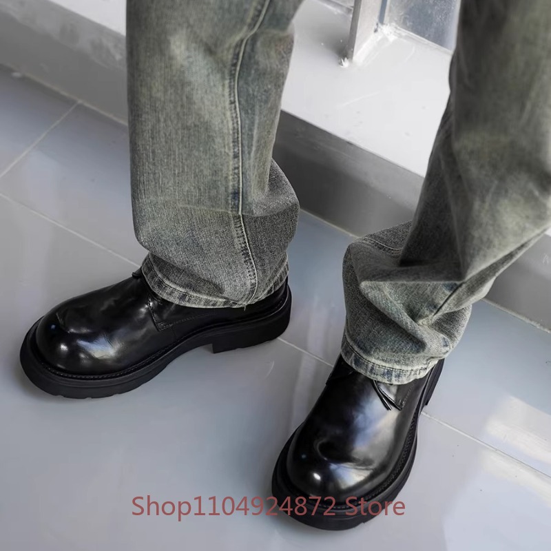 Luxury Fashion Round Toe Derby - Men'S Formal Style บทวิจารณ์และราคา
