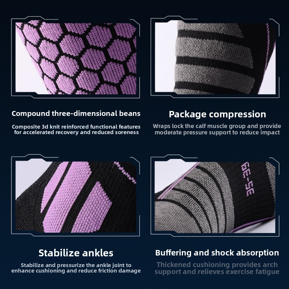 New Thickened Ski Socks Breath - Sock Garter Men บทวิจารณ์และราคา
