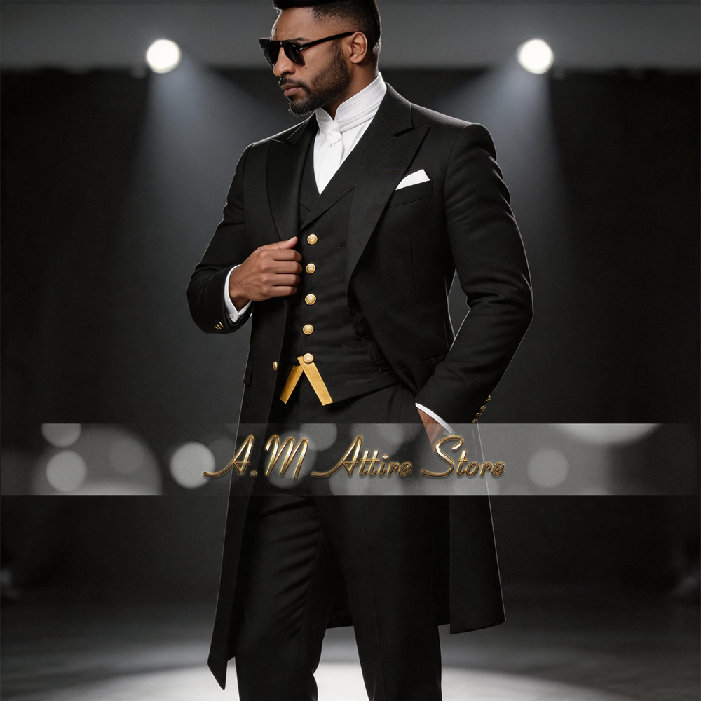Wedding Suit for Men Blue 3-Pi - Formal Wear For Men In Wedding บทวิจารณ์และราคา