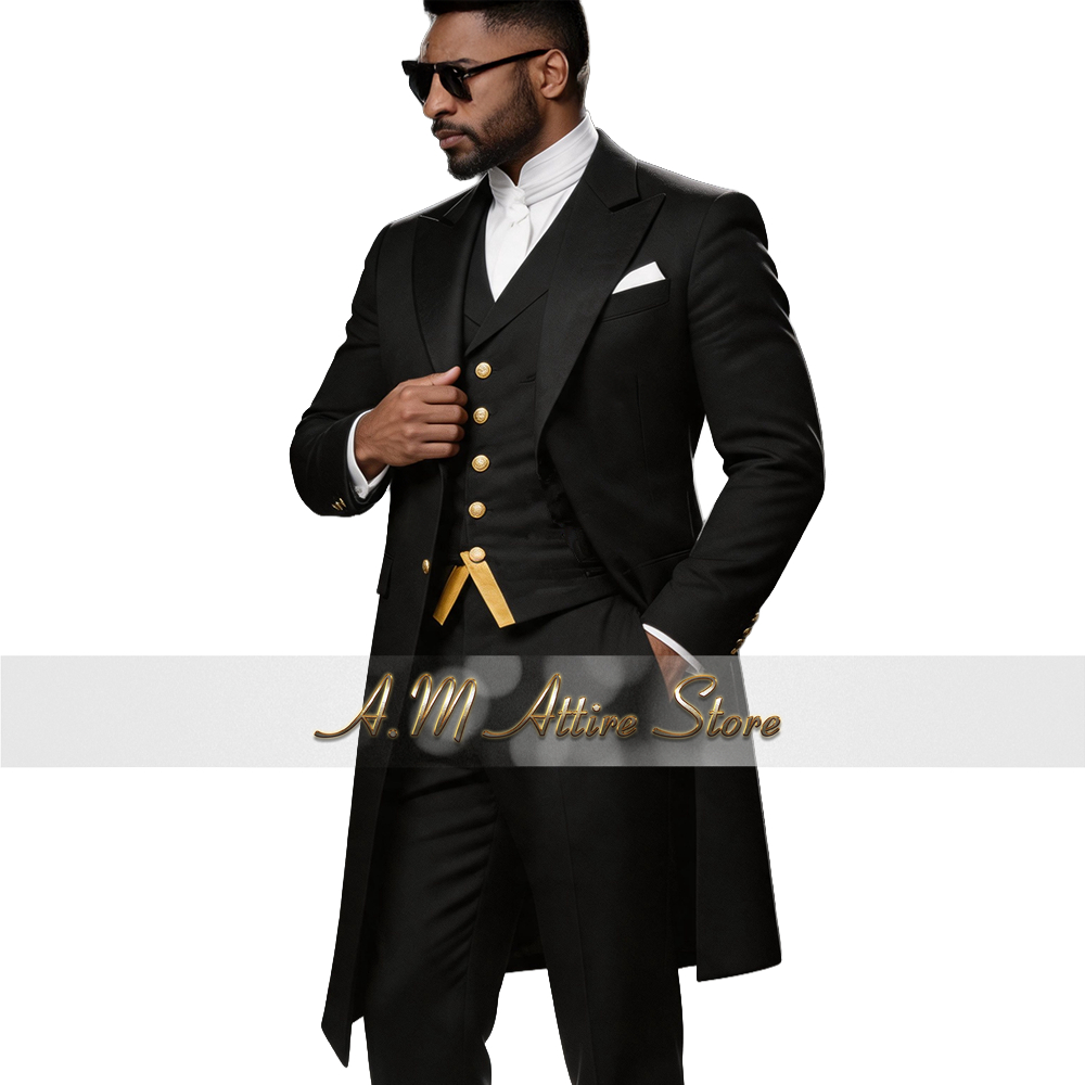 Wedding Suit for Men Blue 3-Pi - Formal Wear For Men In Wedding บทวิจารณ์และราคา