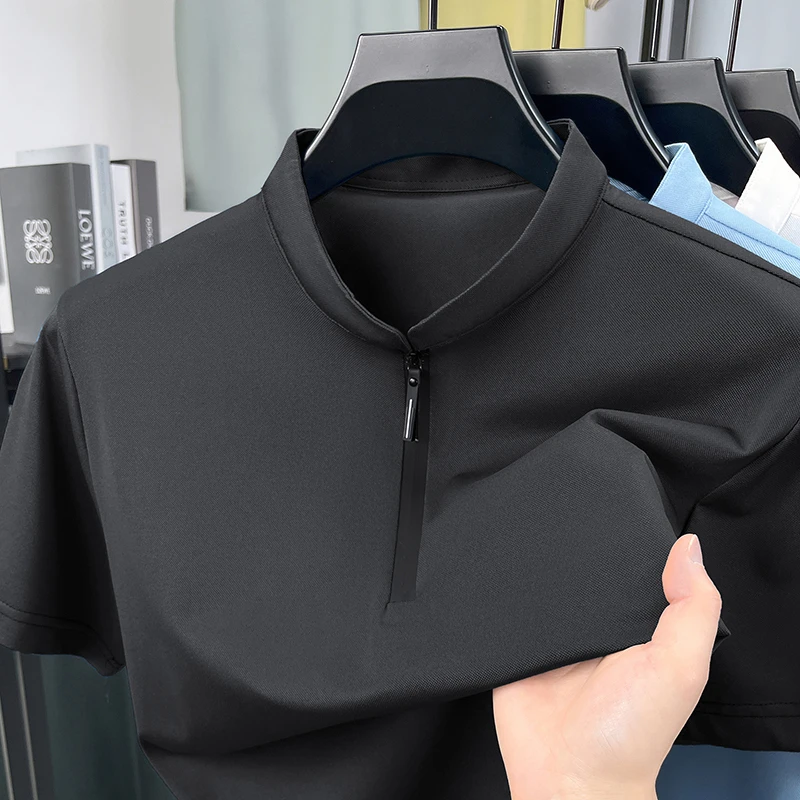 Mens Business Formal Half Zip  - Men'S Polo Formal Wear บทวิจารณ์และราคา