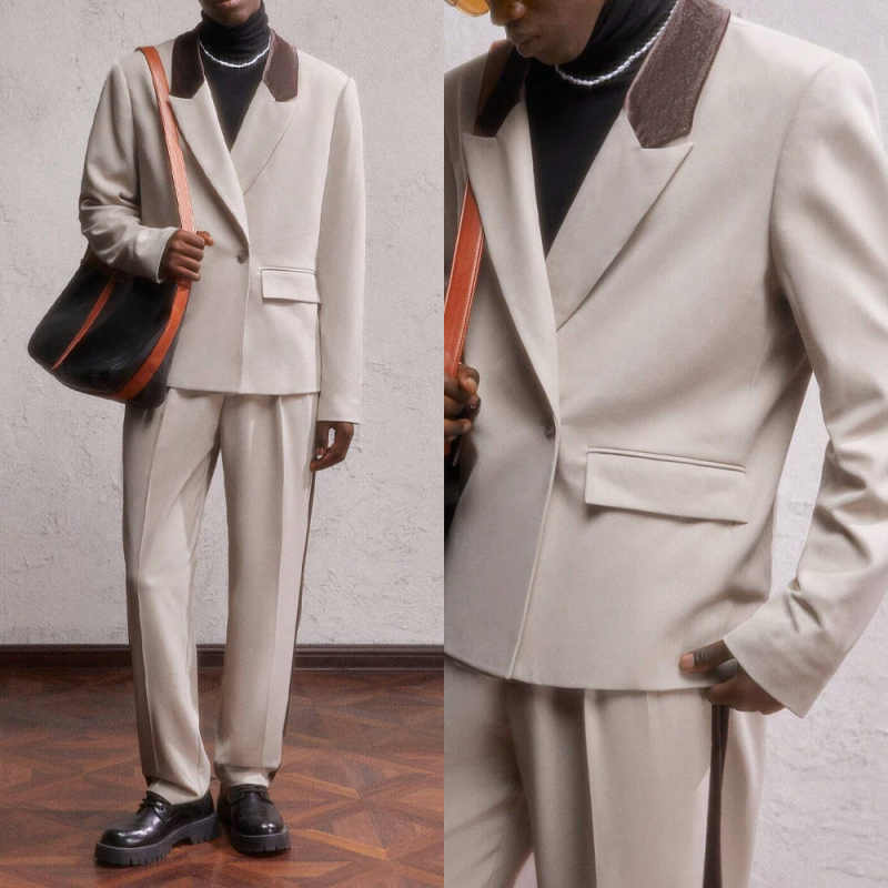 Simplicity Men Suit 2 Pieces J - Men'S Style Formal Wear บทวิจารณ์และราคา