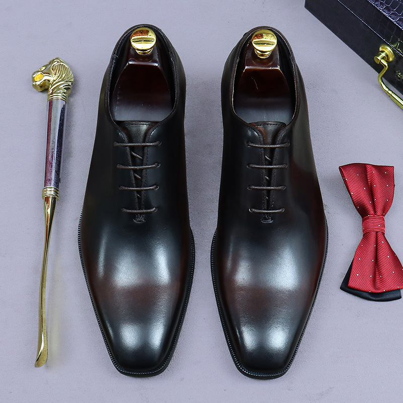 Designer Genuine Leather Mens  - Men Formal Wear Office บทวิจารณ์และราคา