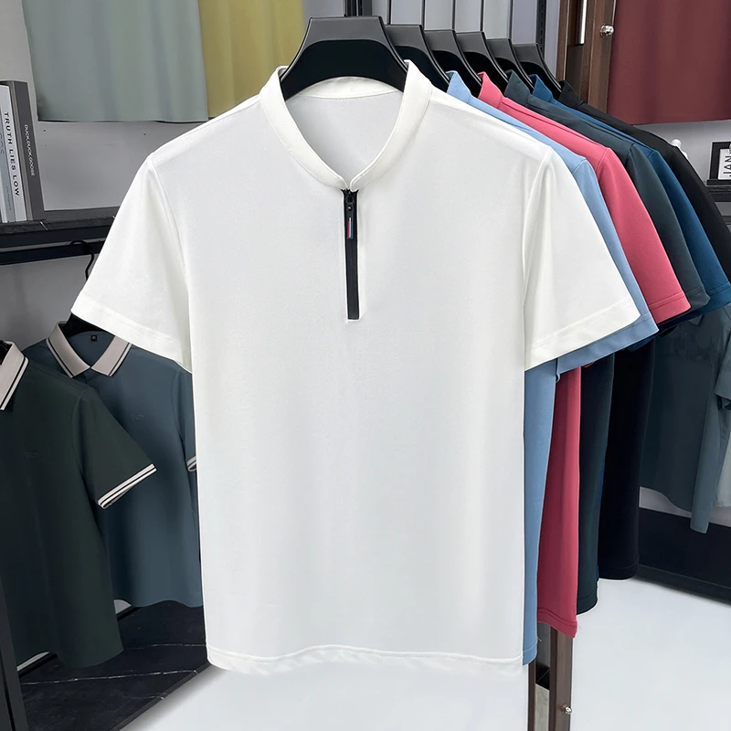 Mens Business Formal Half Zip  - Men'S Polo Formal Wear บทวิจารณ์และราคา